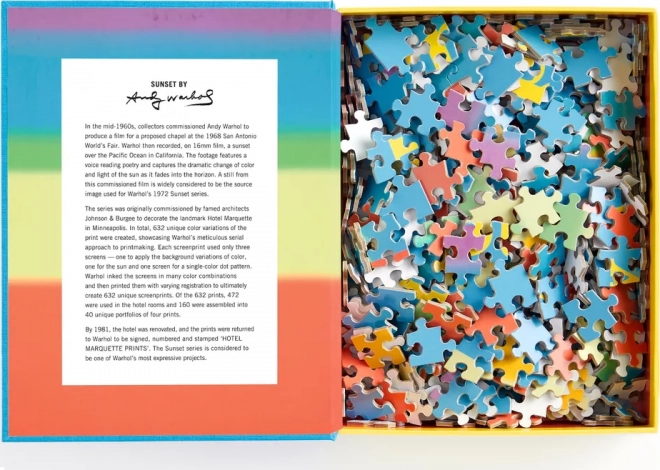 GALISON Puzzle Andy Warhol: Tramonto 500 pezzi