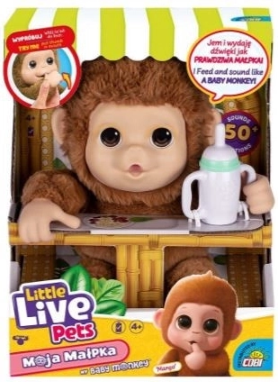 Mascotte interattiva Little Live Pets Scimmia