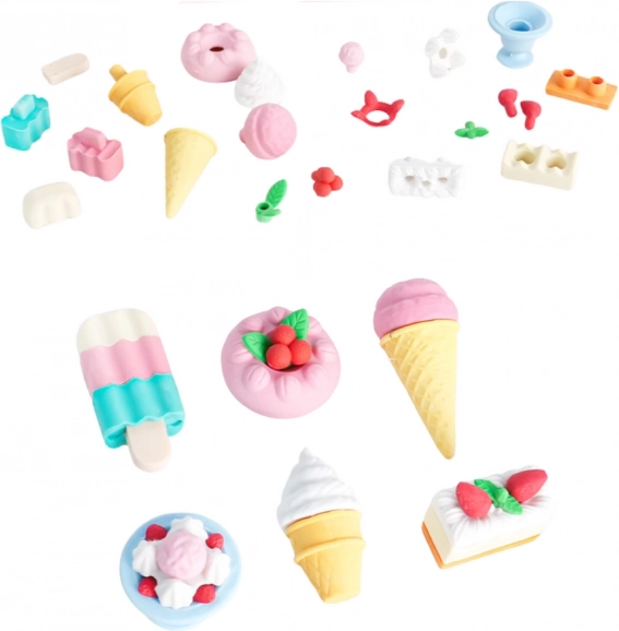 Set di gomme da cancellare Sweets 6 pz