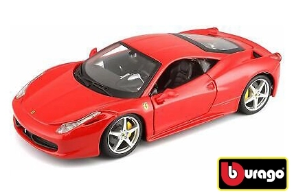 Modello Ferrari 458 Italia Scala 1:24 in Rossa