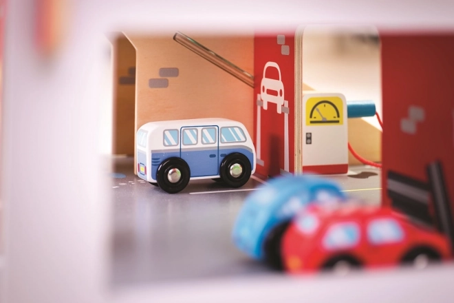 Garage con Parcheggio di Bigjigs Toys