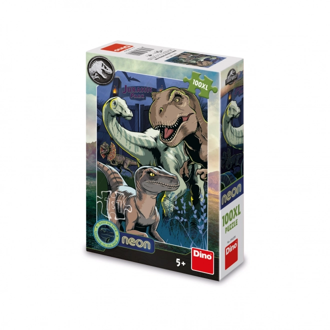 Puzzle luminoso XL 100 pezzi Jurassic World