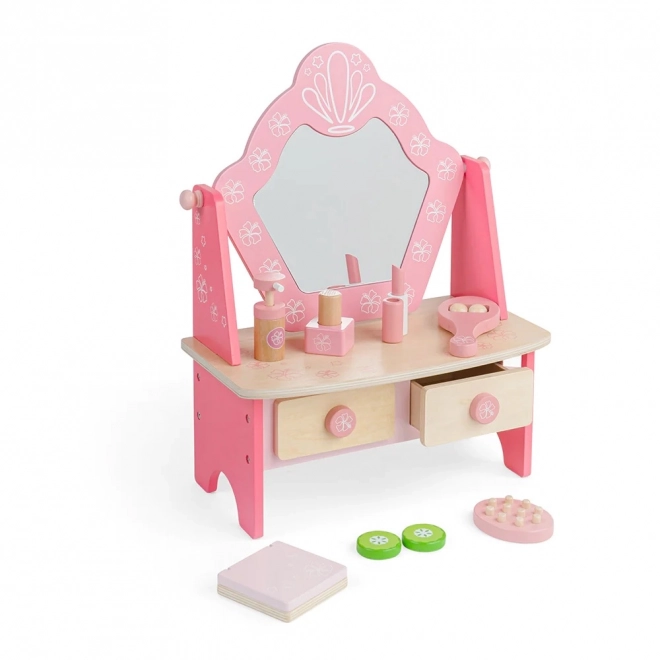 Toaletto in legno rosa per bambini Bigjigs Toys