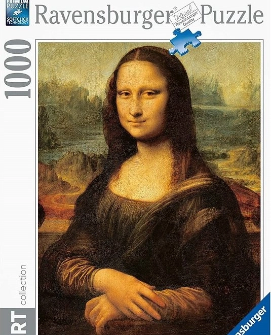 Collezione d'arte puzzle Ravensburger Moni Lisa 1000 pezzi