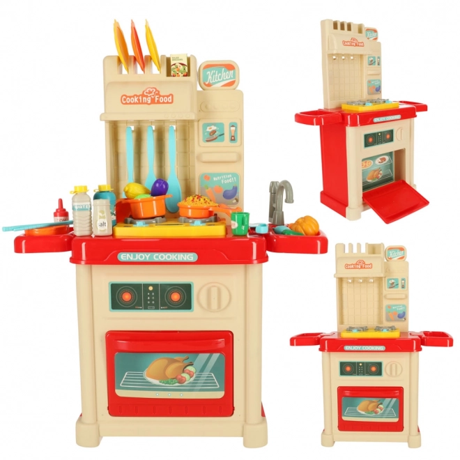 Cucina Giocattolo per Bambini con Forno e Luci