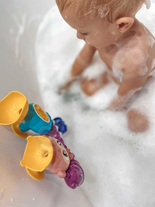 Gioco acquatico da bagno scimmietta con bicchiere