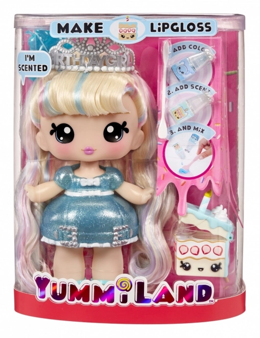 Bambola Yummiland Grande Lipgloss Pet Callie Torta Di Compleanno