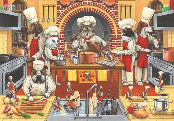 Puzzle Cucina degli Animali 500 pezzi