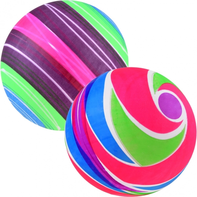 Palla di gomma arcobaleno per bambini