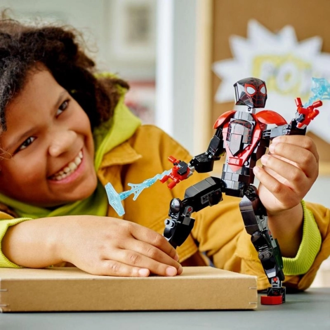 Figura LEGO Marvel Spiderman di Miles Morales