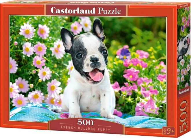 Puzzle con Cucciolo di Bulldog Francese 500 Pezzi