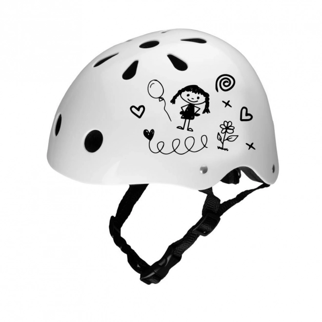 Casco per bambini MoMi Mimi bianco