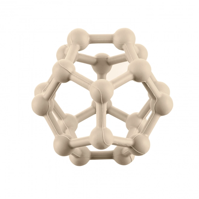 Ciuccio in silicone Atom, Beige Sabbia