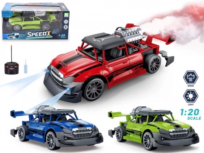 Auto R/C con funzione fumo