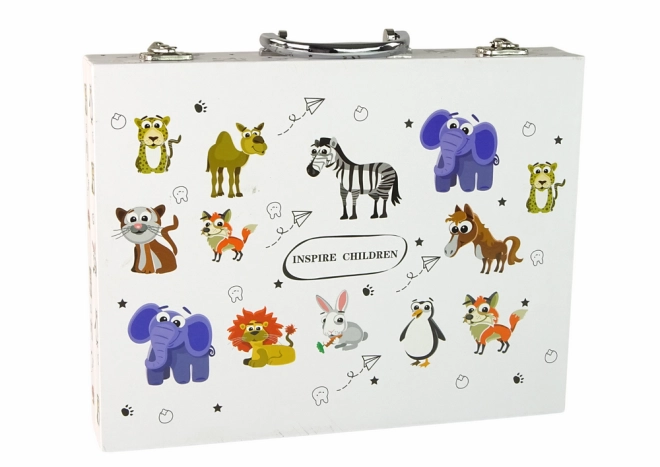 Valigetta resistente con animaletti per i viaggi