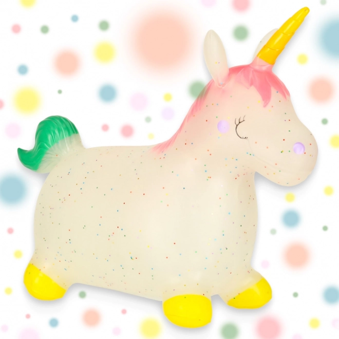 Giocattolo Saltellante per Bambini con Pompa - Unicorno di Gomma