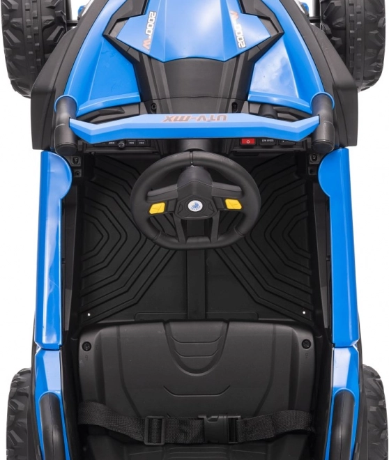 Veicolo elettrico per bambini Buggy Madman UTV-MX blu