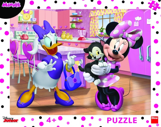 Puzzle Minnie e il suo nuovo animale domestico 40 pezzi