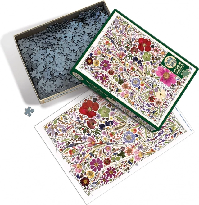 Puzzle Cobble Hill Fiori Pressati: Primavera 1000 Pezzi