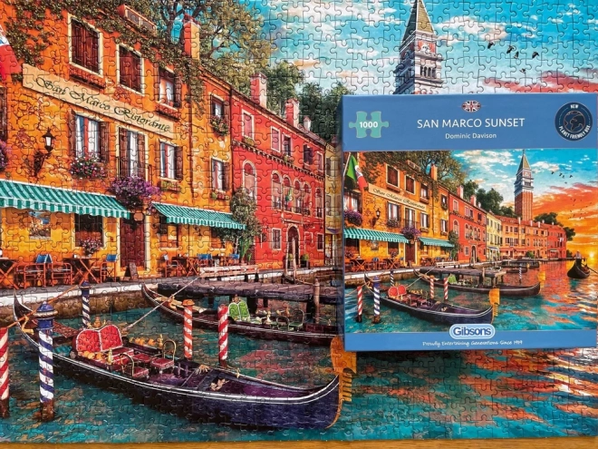 Puzzle tramonto a San Marco 1000 pezzi