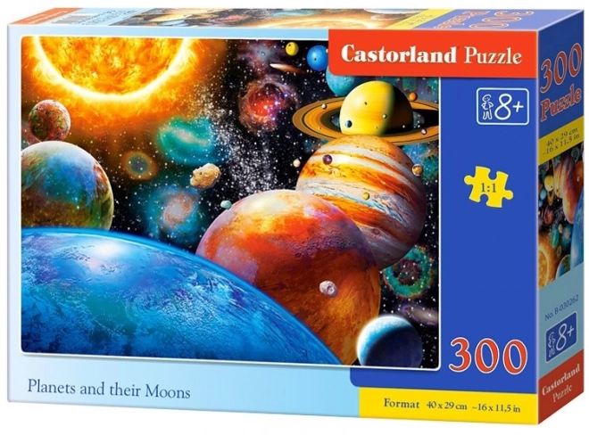 Puzzle 300 Pezzi Pianeti e le loro Lune