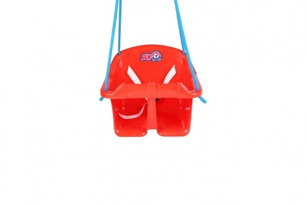 Altalena per bambini in plastica blu – Rosso