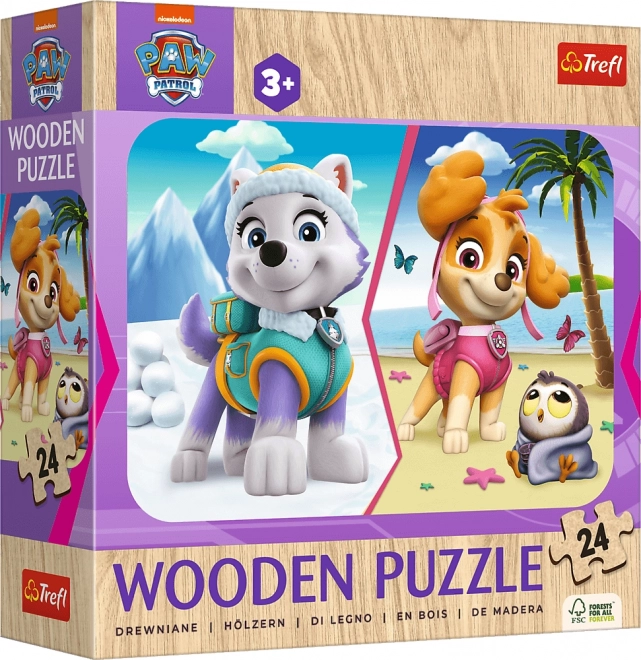 Puzzle in legno Patrulla Canina per bambine