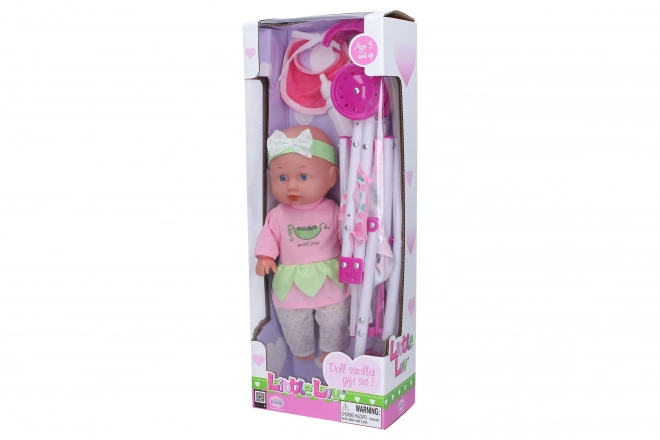 Bambino con Passeggino 28 cm