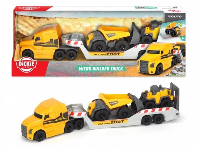 Set di veicoli da costruzione Micro VOLVO