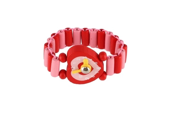 Orologio in legno per bambini con supporto