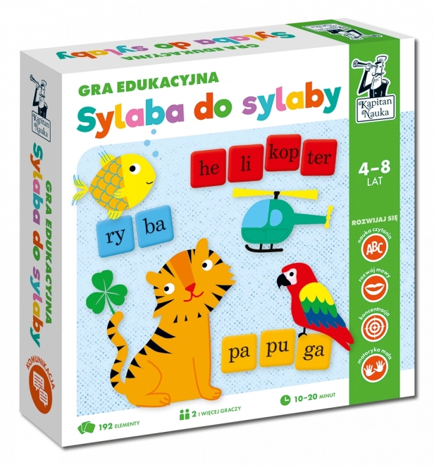 Gioco educativo Sillaba per sillaba per bambini 4-8 anni