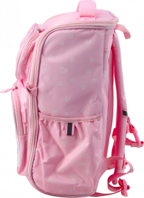 Zaino scolastico con unicorno e cintura pettorale rosa 20L