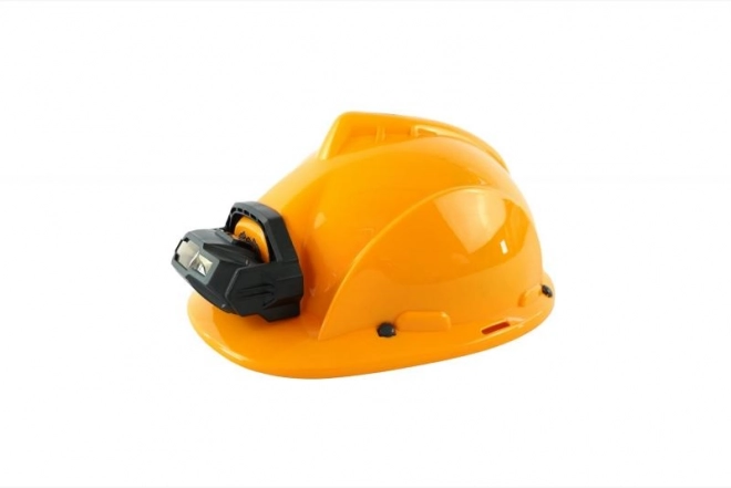 Casco da lavoro con torcia