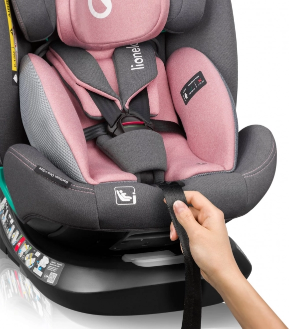 Seggiolino auto Lionelo Bastiaan i-Size rosa