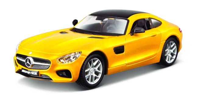 Modellino auto Mercedes AMG GT Giallo Bburago 1:32