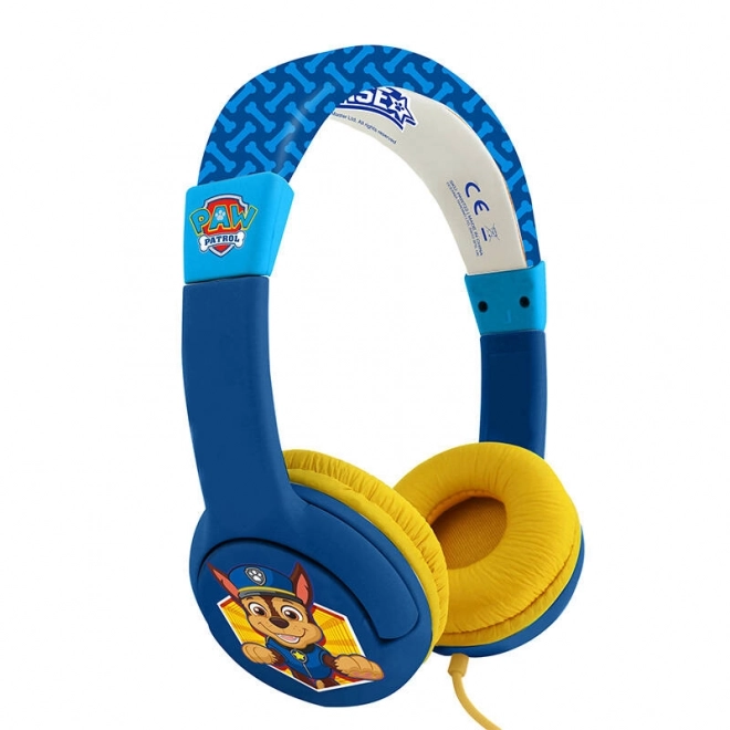 Cuffie cablate per bambini Paw Patrol Chase blu navy