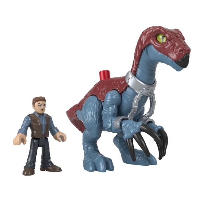 Set di Imaginext Therizinosauro e Owen di Jurassic World