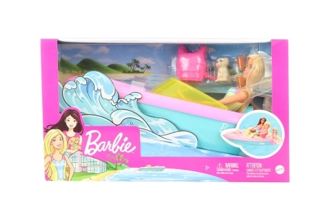 Barca di Barbie con accessori