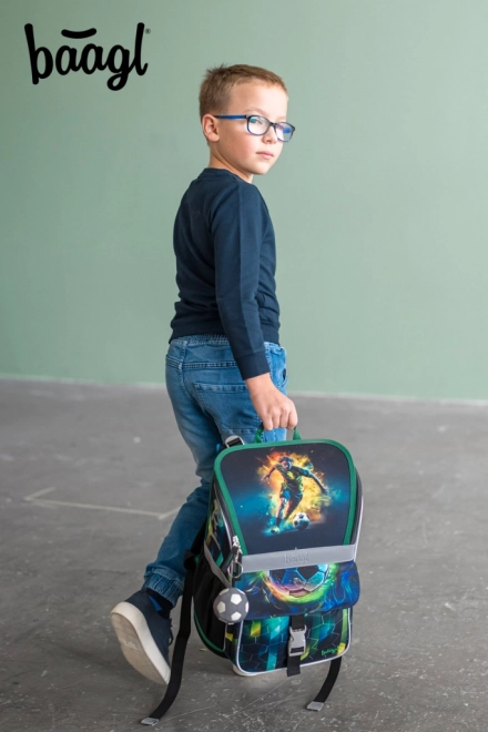 Cartella scolastica Zippy Calciatore