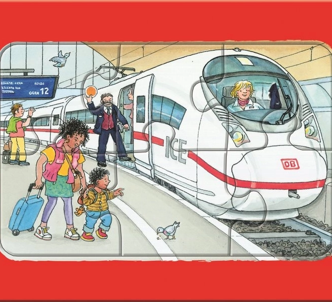 Il mio primo puzzle Mezzi di trasporto 3x6 pezzi