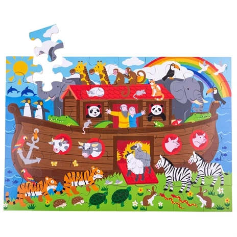 Puzzle pavimento Arca di Noè 48 pezzi Bigjigs Toys