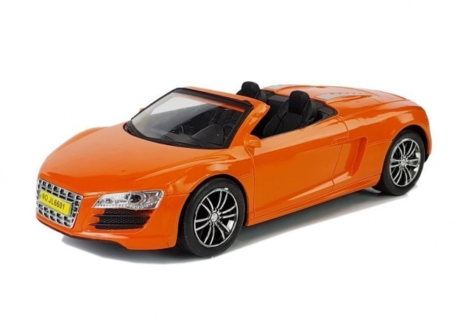 Auto con movimento a frizione cabriolet arancione 1:18