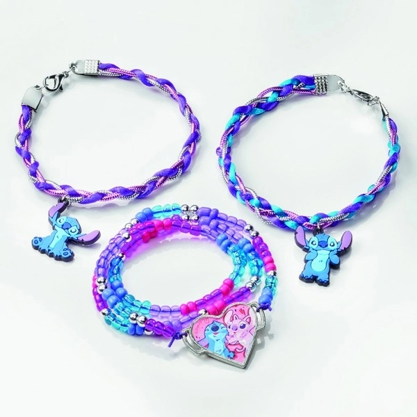 Set creativo per la creazione di braccialetti con motivo Stitch
