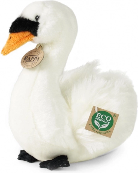 Cigno di peluche seduto 23 cm eco friendly