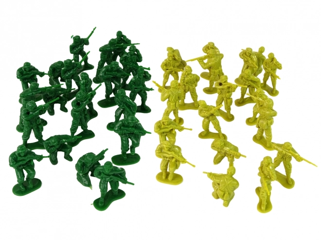 Set Soldati Militari 51 Elementi Verde