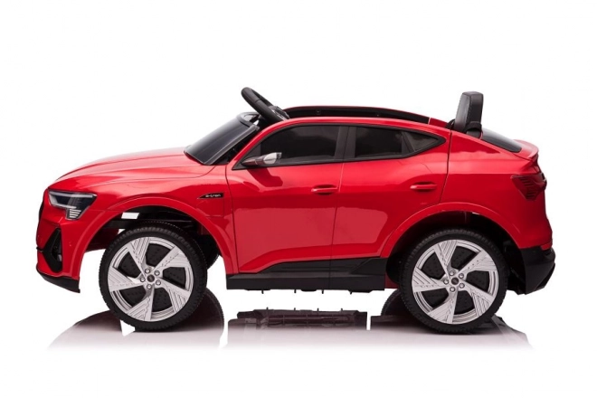 Audi E-Tron auto rosso a batteria QLS-6688