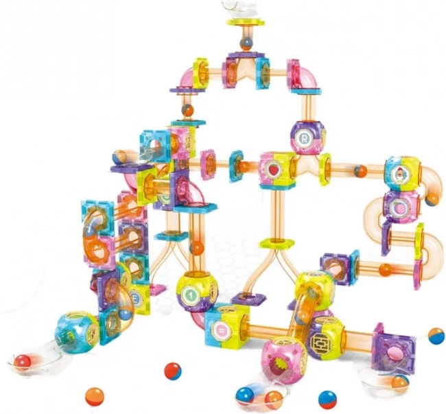 Pista Magnetica Woopie Costruzione di Biglie 89 pezzi