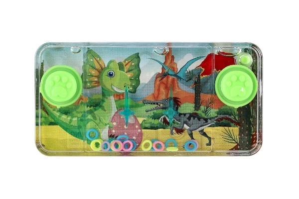 Gioco d'acqua con dinosauro