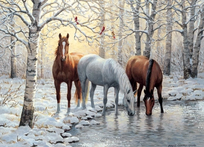 Puzzle inverno trio 1000 pezzi