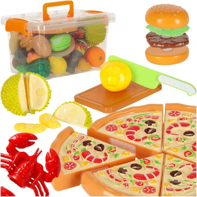 Set da cucina giochi di frutta e verdura